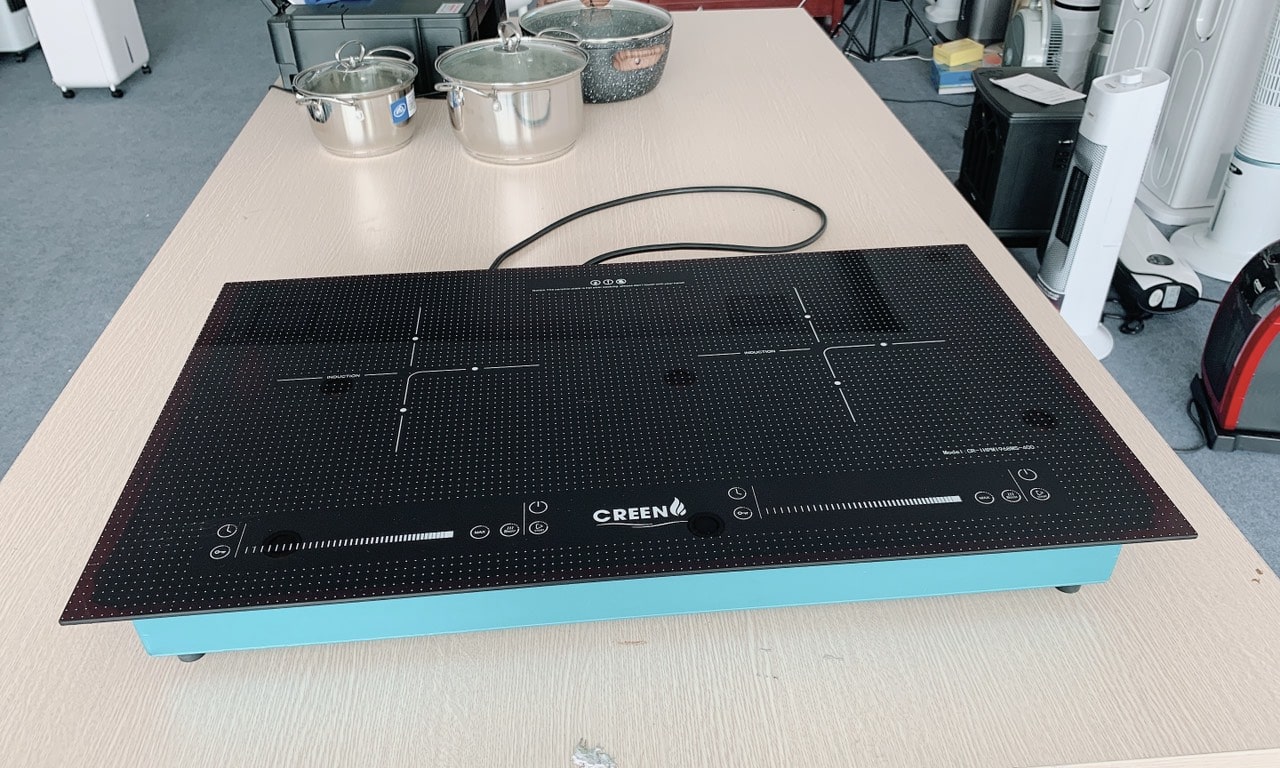 Bếp từ đôi CR-IHPMI968MS-400, công suất mỗi bếp 2000W, cảm ứng cao cấp