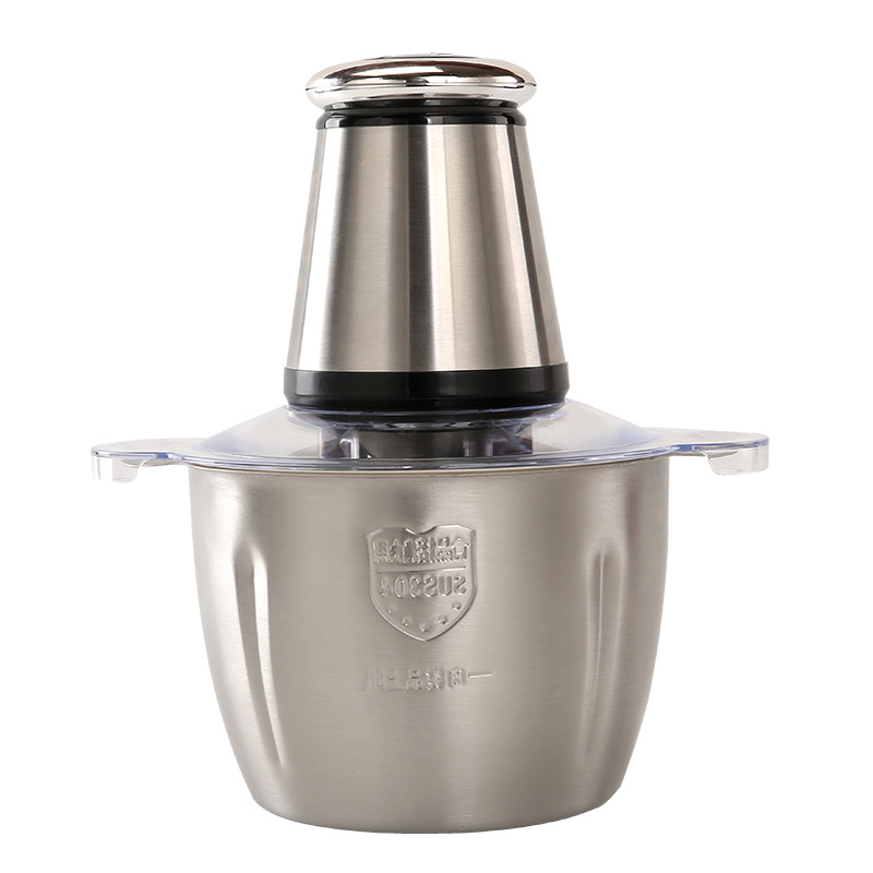 Máy xay thịt Inox Kitchen Expert công suất 250W Inox 304/ Máy xay đa năng Food Processor 2L